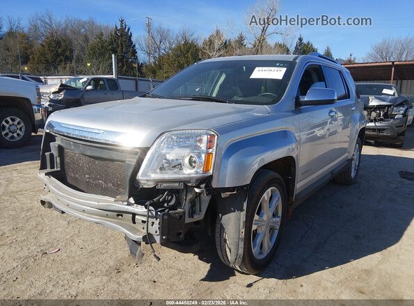 2GKALPEK4G6331135 2016 GMC TERRAIN Серебряный Передняя левая четверть