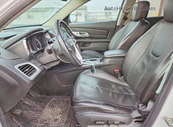 2GKFLUEK2G6175603 2016 GMC TERRAIN Белый Вид салона спереди