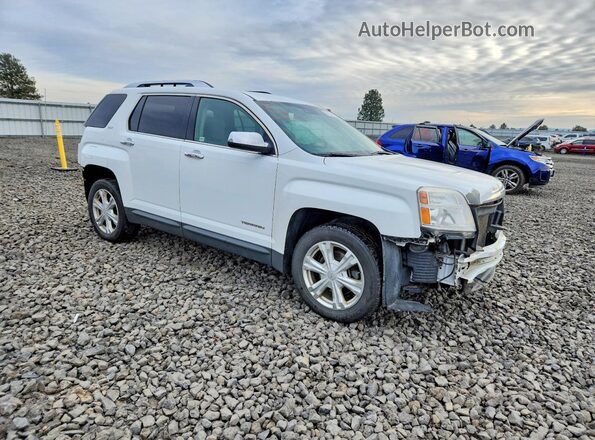 2GKFLUEK2G6175603 2016 GMC TERRAIN Белый Передняя правая четверть