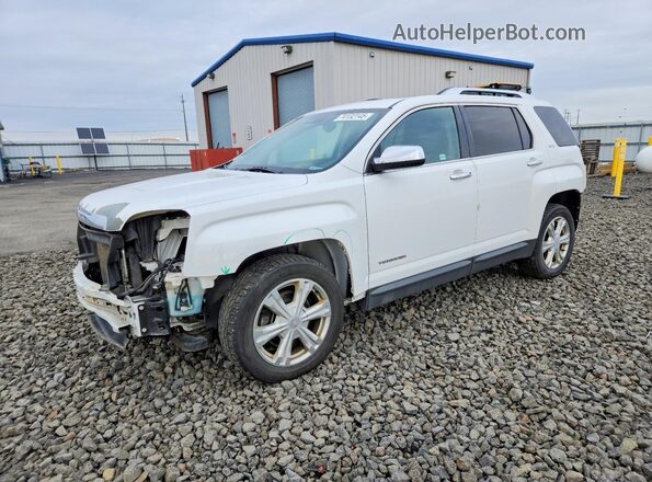 2GKFLUEK2G6175603 2016 GMC TERRAIN Белый Передняя левая четверть