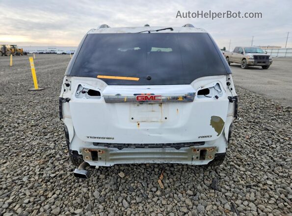 2GKFLUEK2G6175603 2016 GMC TERRAIN Белый Вид сзади