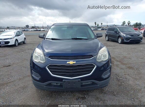 2GNALBEK0H1591214 2017 CHEVROLET EQUINOX Blue უკანა სალონის ხედი