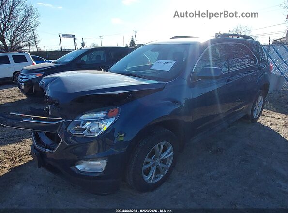 2GNALCEK3G6273787 2016 CHEVROLET EQUINOX Синий Передняя левая четверть