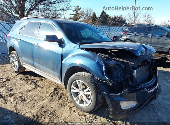 2GNALCEK3G6273787 2016 CHEVROLET EQUINOX Синий Передняя правая четверть