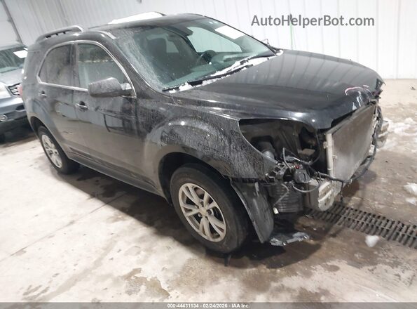 2GNALCEK6H1605378 2017 CHEVROLET EQUINOX Черный Передняя правая четверть