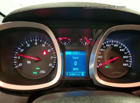 2GNALCEK7H1610623 2017 CHEVROLET EQUINOX Белый Вид щитка приборов