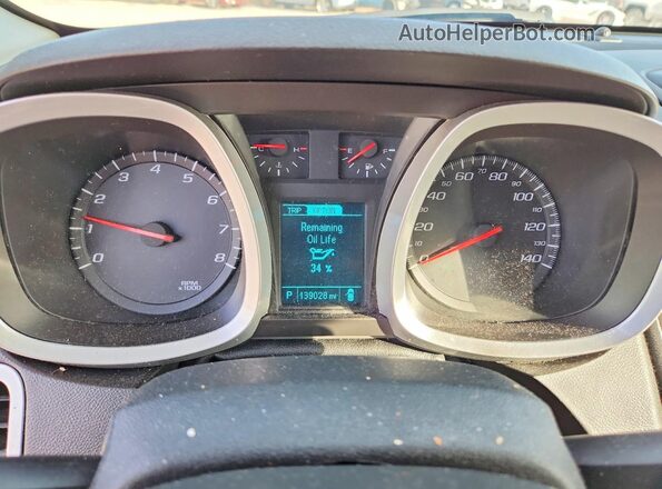 2GNALCEK9G1138908 2016 CHEVROLET EQUINOX Черный Вид щитка приборов