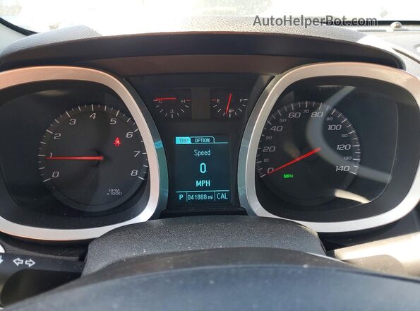 2GNALCEKXG1178270 2016 CHEVROLET EQUINOX Черный Вид щитка приборов