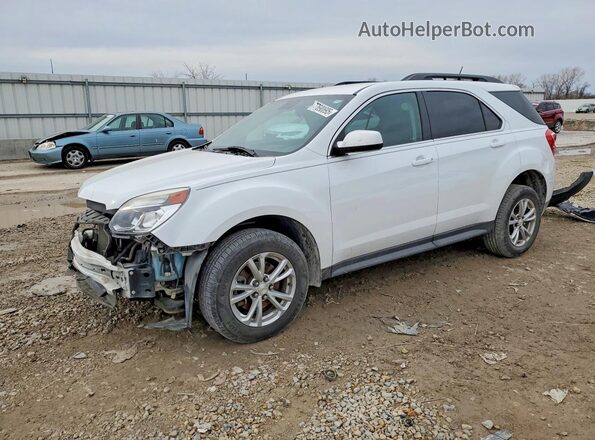 2GNALCEKXH1557318 2017 CHEVROLET EQUINOX Белый Передняя левая четверть