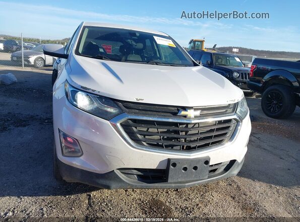 2GNAXKEX2J6182933 2018 CHEVROLET EQUINOX Белый Вид щитка приборов