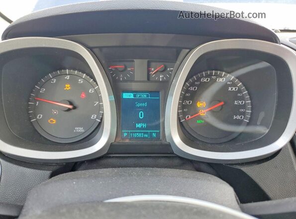 2GNFLFEKXH6246692 2017 CHEVROLET EQUINOX Синий Вид щитка приборов