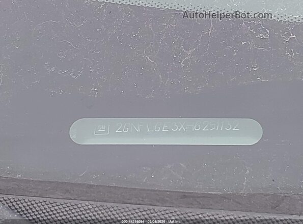 2GNFLGE3XH6251132 2017 CHEVROLET EQUINOX Серый Вид подкапотного пространства