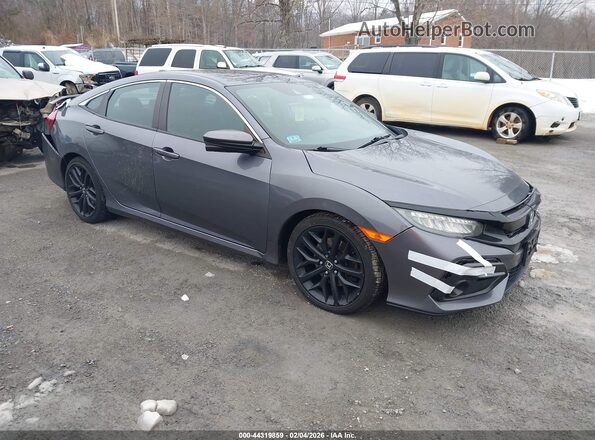 2HGFC1E52LH701667 2020 HONDA CIVIC SI Gray Przód prawy