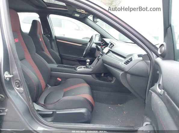 2HGFC1E52LH701667 2020 HONDA CIVIC SI Gray Widok wnętrza z przodu