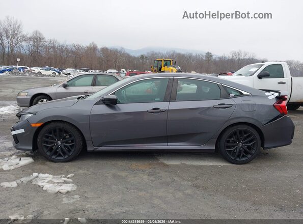 2HGFC1E52LH701667 2020 HONDA CIVIC SI Gray Widok wnętrza 360 stopni