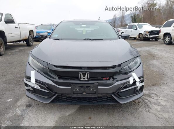 2HGFC1E52LH701667 2020 HONDA CIVIC SI Gray Widok zestawu wskaźników