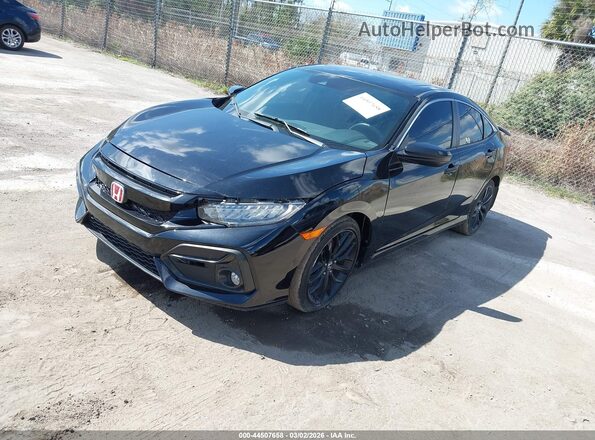 2HGFC1E52LH706948 2020 HONDA CIVIC SI Black Vista tres cuartos delantera izquierda