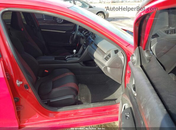 2HGFC1E52LH707291 2020 HONDA CIVIC SI Красный Вид салона спереди