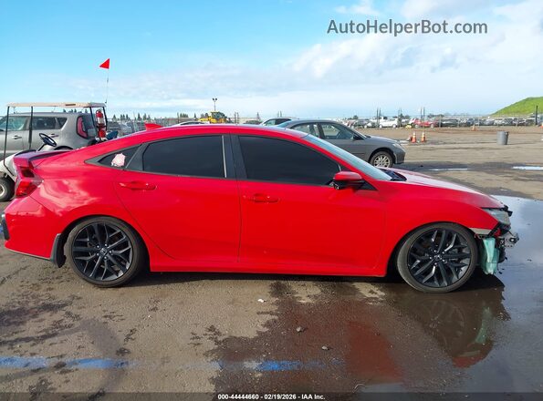 2HGFC1E52LH707291 2020 HONDA CIVIC SI Красный Панорамный вид салона 360°