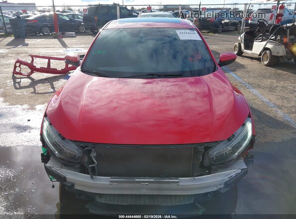2HGFC1E52LH707291 2020 HONDA CIVIC SI Красный Вид задней части салона