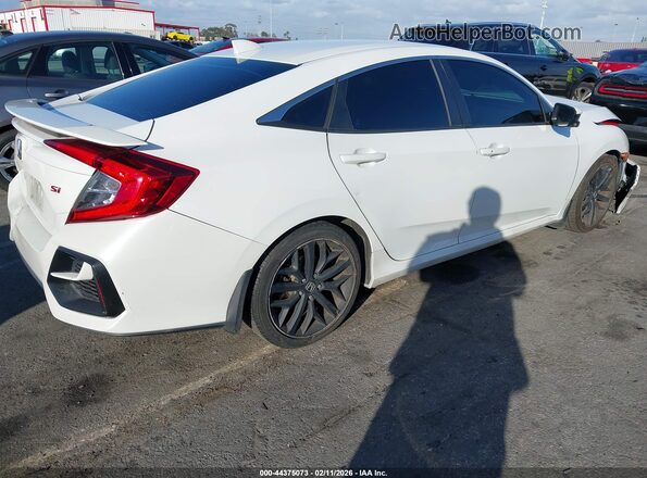 2HGFC1E56LH707004 2020 HONDA CIVIC SI White Tył prawy