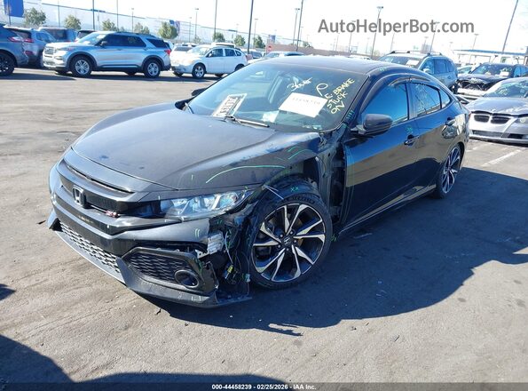 2HGFC1E59KH704144 2019 HONDA CIVIC SI Черный Передняя левая четверть