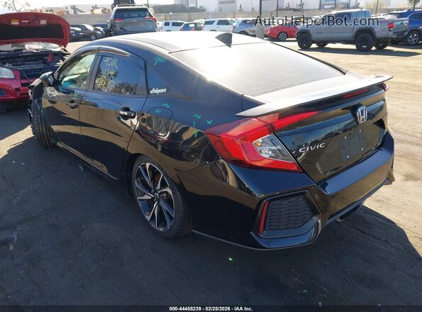 2HGFC1E59KH704144 2019 HONDA CIVIC SI Черный Задняя левая четверть