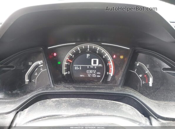 2HGFC2F50HH523740 2017 HONDA CIVIC Black Հետևի նստատեղերի տեսք