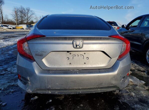 2HGFC2F51JH521274 2018 HONDA CIVIC Silver Вид ззаду