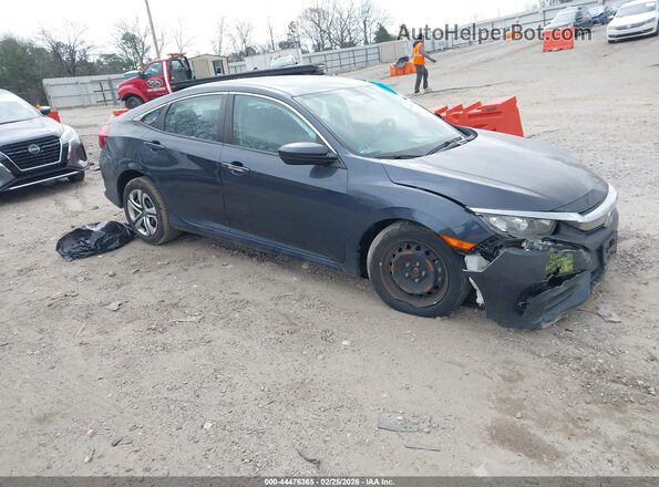 2HGFC2F54JH569660 2018 HONDA CIVIC Dark Blue Передняя правая четверть