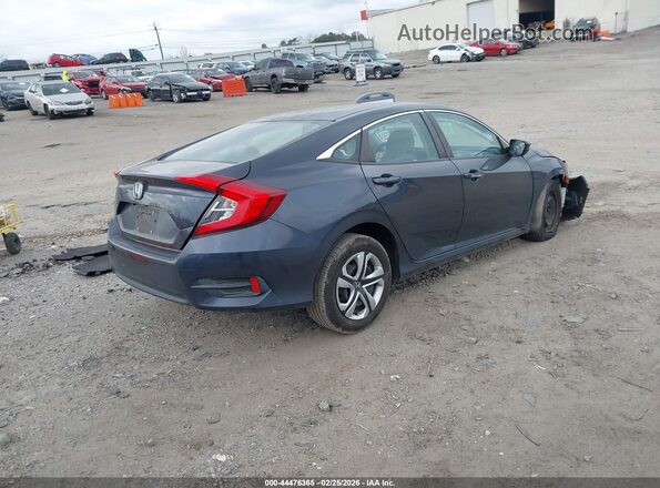 2HGFC2F54JH569660 2018 HONDA CIVIC Dark Blue Задняя правая четверть