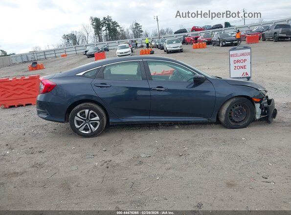 2HGFC2F54JH569660 2018 HONDA CIVIC Dark Blue Вид щитка приборов