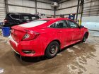 2019 Honda Civic Lx Red vin: 2HGFC2F55KH041630