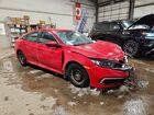 2019 Honda Civic Lx Red vin: 2HGFC2F55KH041630