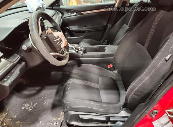 2HGFC2F55KH041630 2019 HONDA CIVIC Red Вид салону спереду