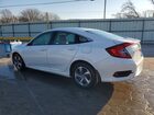 2019 Honda Civic Lx White vin: 2HGFC2F60KH565809