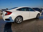 2019 Honda Civic Lx White vin: 2HGFC2F60KH565809