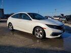 2019 Honda Civic Lx White vin: 2HGFC2F60KH565809