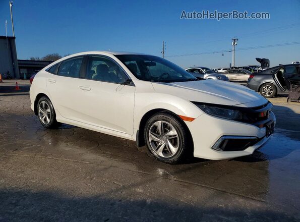 2HGFC2F60KH565809 2019 HONDA CIVIC White Front right