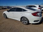 2019 Honda Civic Lx White vin: 2HGFC2F61KH557914