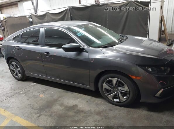 2HGFC2F63KH577209 2019 HONDA CIVIC Gray სალონის 360-გრადუსიანი ხედი