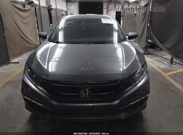 2HGFC2F63KH577209 2019 HONDA CIVIC Gray უკანა სალონის ხედი