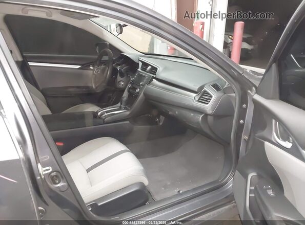 2HGFC2F63KH577209 2019 HONDA CIVIC Gray წინა სალონის ხედი
