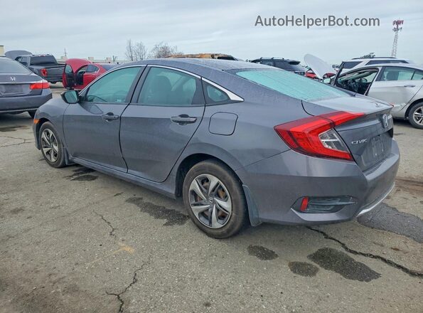 2HGFC2F64KH522820 2019 HONDA CIVIC Gray უკანა მარცხენა