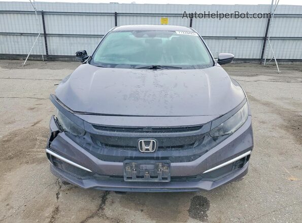 2HGFC2F64KH522820 2019 HONDA CIVIC Gray წინა ხედი
