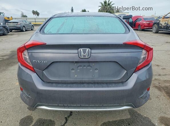 2HGFC2F64KH522820 2019 HONDA CIVIC Gray უკანა ხედი