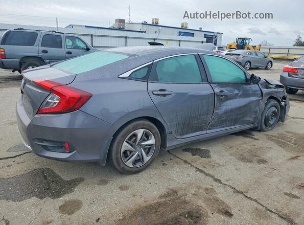 2HGFC2F64KH522820 2019 HONDA CIVIC Gray უკანა მარჯვენა