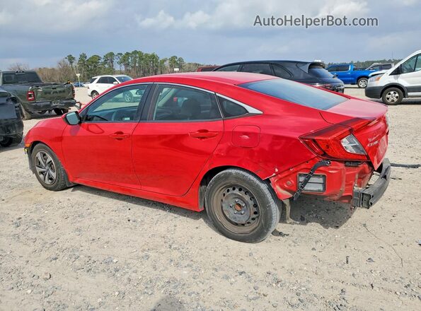 2HGFC2F65KH560895 2019 HONDA CIVIC Red Задня ліва чверть