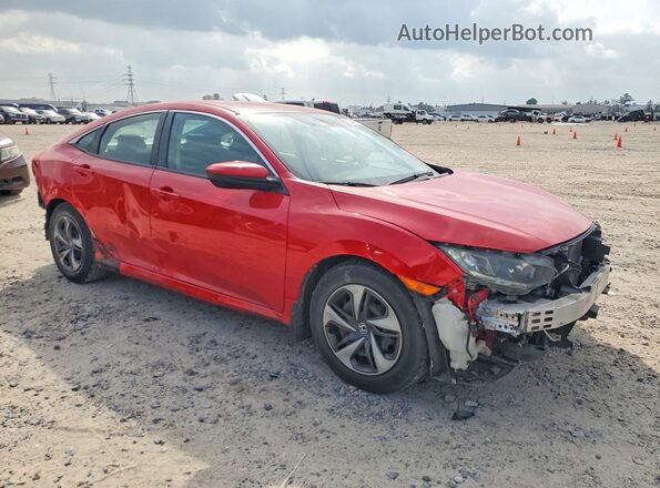 2HGFC2F65KH560895 2019 HONDA CIVIC Red Передня права чверть