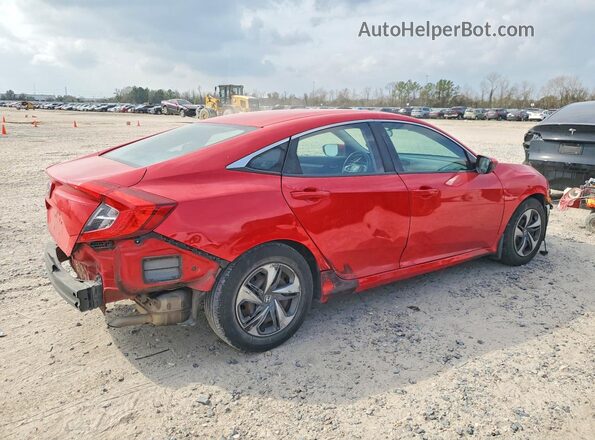2HGFC2F65KH560895 2019 HONDA CIVIC Red Задня права чверть